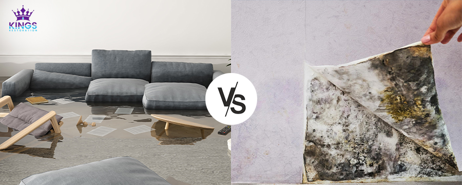 Flood damage vs water damage